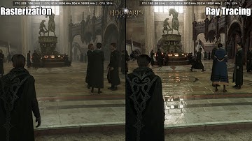 Hogwarts Legacy, Ray Tracing ON VS OFF, Ultra Settings, DLSS 4K | RTX 5090