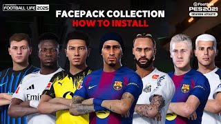 New Mega Facepack Collection Season 25/26 - Football Life 25