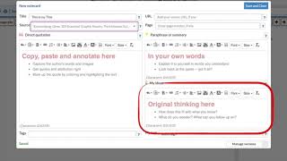 Noodletools Notecards