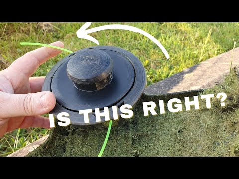 Dewalt Weed Eater String Replacement guide #dewalt #powertools #gardening #howto