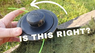 Dewalt Weed Eater String Replacement guide #dewalt #powertools #gardening #howto