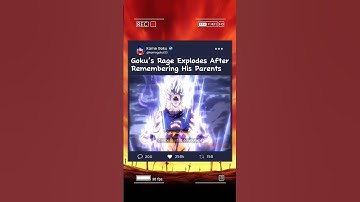 Goku explodes after remembering his parents 😨😨☠️ #goku #gokuvskidbuu #anime #dragonball #dbz