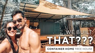 DISCOVER OUR CONTAINER TREE HOUSE in Costa Rica | Exclusive Tour and Life Update 🌴
