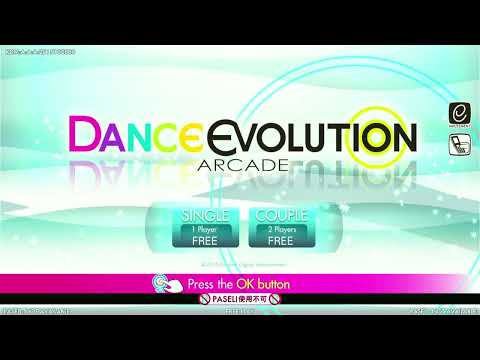 DanceEvolution Arcade Title Screen