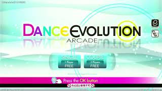 DanceEvolution Arcade Title Screen