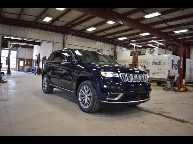 18 True Blue Pearl Jeep Grand Cherokee Summit Sj6478 Motor Inn Auto Group Youtube