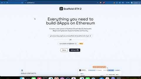 Build DApp using Scaffold Eth 2 - Hardhat/NextJS Setup