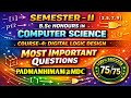 Digital Logic Design – Most Important Questions for B.Sc CS Sem-II | Score 75/75 Guaranteed!
