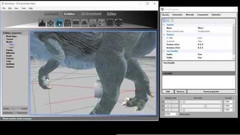 3D Scene Builder Editor for MonoGame : January progress update