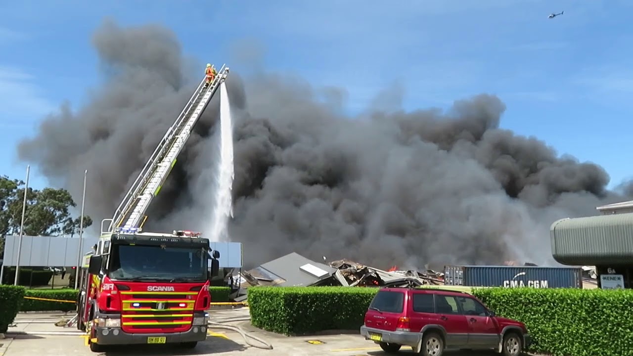 Seven Hills 9th Alarm Factory Fire