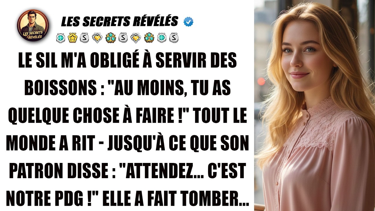 Ma sœur me traitait de pauvre serveuse, mais son patron m'a enfin reconnue comme sa PDG !