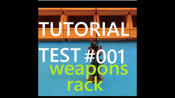 Tutorial TEST #001 How 2 Build: (Medieval)Weapons Rack