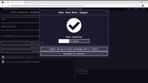 Basic Javascript (54/111) | Assignment with a Returned Value | freeCodeCamp