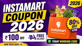 instamart Coupon Code Today 2026 || instamart rs deals offer || instamart swiggy coupon code today