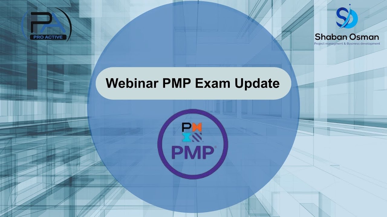 Webinar PMP Exam Update