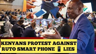 Breaking: Kenyans Protest Online Against Ruto's Lies On Kenya Manufacturing Smart Phones And Laptop 