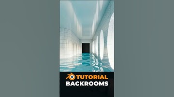 Blender Tutorial: How to Make a Backrooms Animation | Liminal Spaces & Pool Rooms