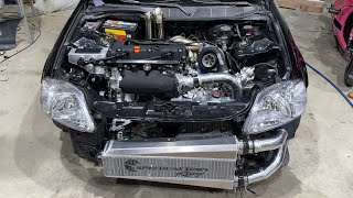 we built a 800hp EK turbo kit!!