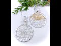 Round Xmas Bauble