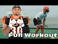 Cincinnati Bengals Safety Jessie Bates Full Workout