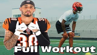 Cincinnati Bengals Safety Jessie Bates Full Workout