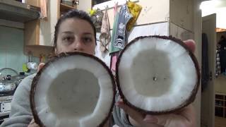 Как открыть кокос за 15 секунд?!