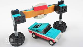 Lego Creator 3 In 1 31101 - Muscle Car - Stop Motion Speed Build