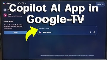 Google TV | How to Install and Use Microsoft Copilot AI App on Google TV Android TV