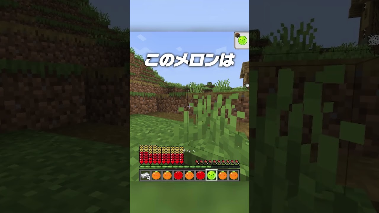 高評価するとスイカゲームが降ってくる世界【まいくら・マインクラフト】 #shorts #らた #minecraft #ゲーム実況 #まいくら #スイカゲーム #mod #マイクラ