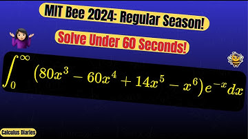 Solve This MIT Bee 2024 Integral in Under 60 Seconds! | Gamma Function Trick