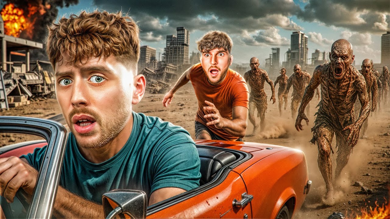 I Survived A Zombie Apocalypse Roadtrip.. (FULL MOVIE)