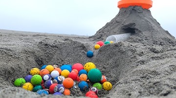 Marble Run Sand Beach ☆ Sand Mountain Tunnel & Hole Course