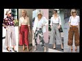 TENDENCIA EN PANTALONES ANCHO CORTOS TIPO  PALAZZO PRENDAS INCREÍBLE PARA ALARGAR TU FIGURA