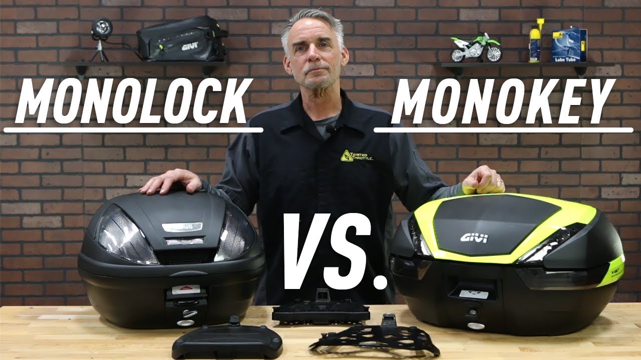 GIVI Monolock vs. GIVI Monokey | What's The Difference? | TwistedThrottle.com