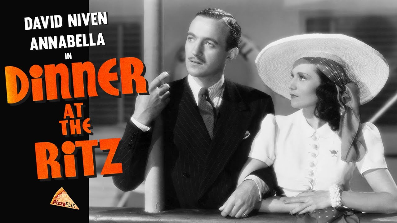 Dinner at the Ritz (1937) DAVID NIVEN🍕 ANNABELLA - YouTube