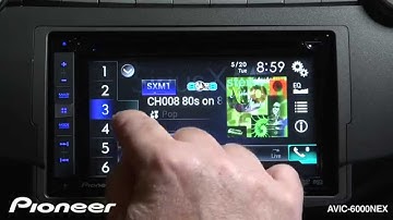 How To - AVIC-6000NEX - Use SiriusXM