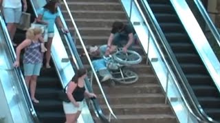Scatting Over Videos of People Falling Down the Stairs