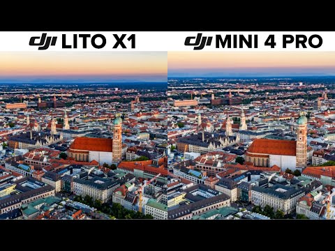DJI Lito X1 vs DJI Mini 4 Pro Camera Test Comparison
