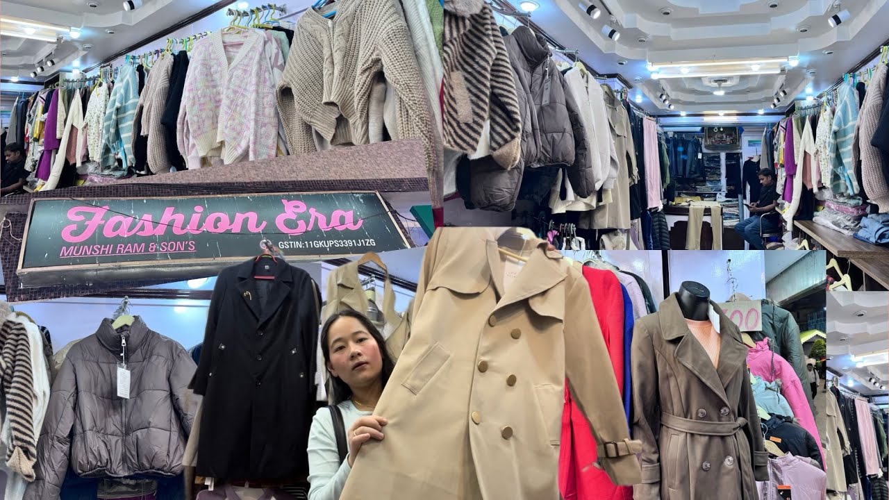 MG MARG GANGTOK SIKKIM✨EXPLORING NEW WINTER COLLECTION ✨TRENCH COAT JACKET SWEATERS || FASHION ERA