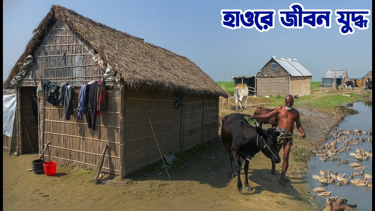 কিশোরগঞ্জের বড় হাওরে অস্থায়ী বাসিন্দাদের জীবন সংগ্রাম | Life of Seasonal Farmers in Haor
