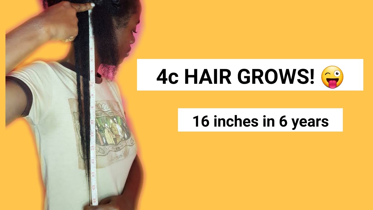 Mid-back 4c Hair!! 6 years length check