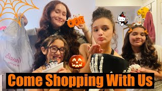 Come Shopping With Us | Vlog #stonesisters #vlog #halloween #firstyoutubevideo