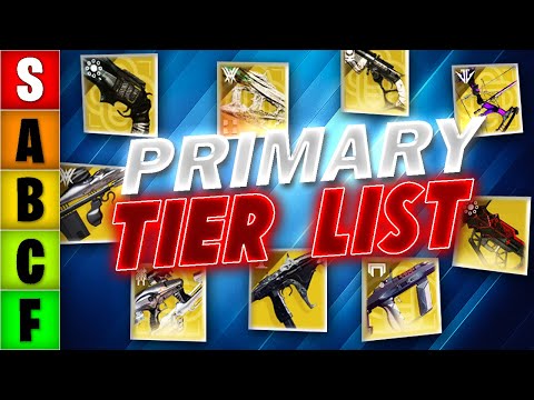 Exotic Primary Weapon Tier List for PvE - (Destiny 2)