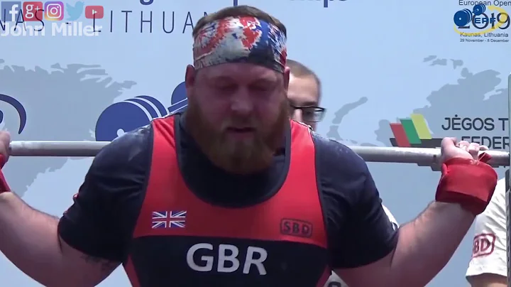Joshua Greenfield - 4th Place 835.5kg Total *WR Sq...