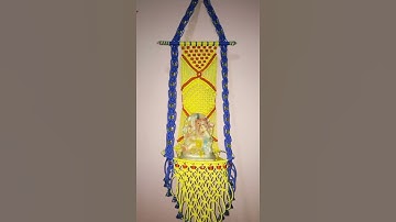 #Macrameart #Macramemirror Macrame mirror, macrame jhula, macrame wall hanging, macrame round mirror