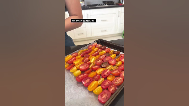 How to make sundried tomatoes!