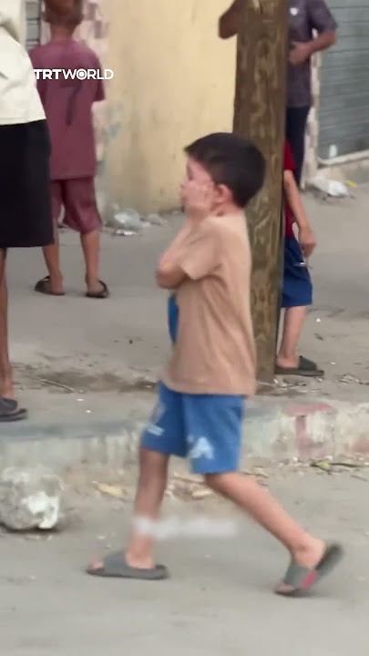 Palestinian child in distress as Israeli forces threaten strike near residence