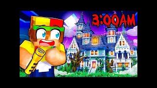 We Explored a HAUNTED Abandoned Mansion In Minecraft!