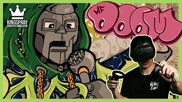 MF DOOM Tribute! | Kingspray Graffiti VR