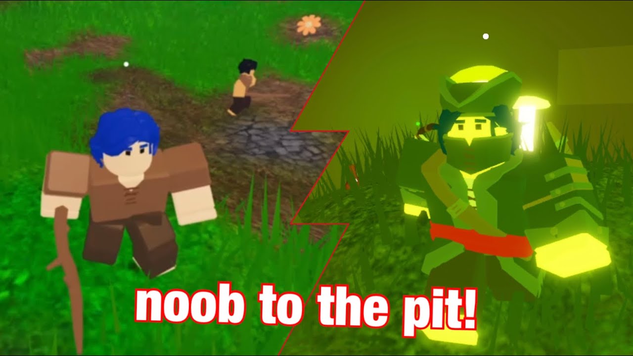 Level 1 noob to the pit in one video vesteria YouTube